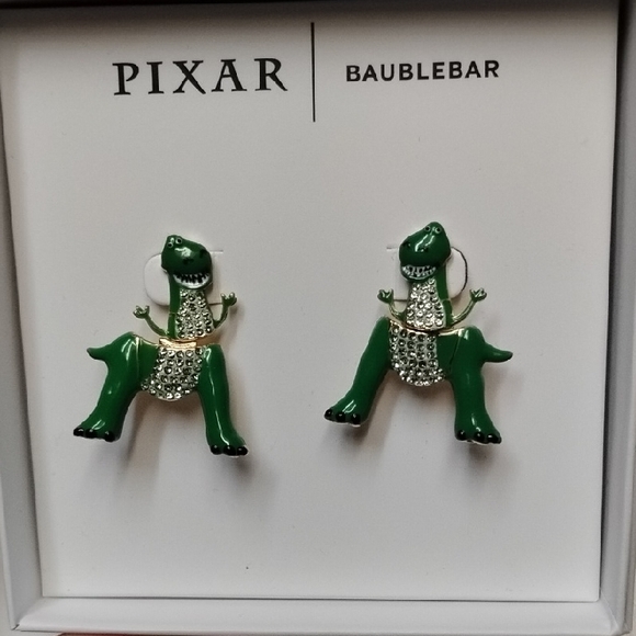 Pixar Toy Story BaubleBar Green Dinosaur Earrings